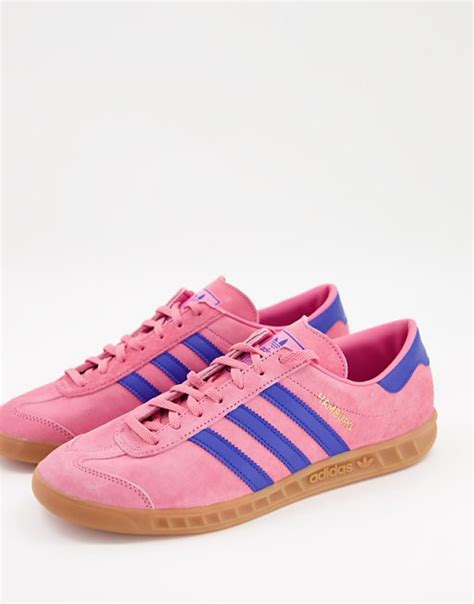 adidas original hamburg pink|adidas originals hamburg sneakers.